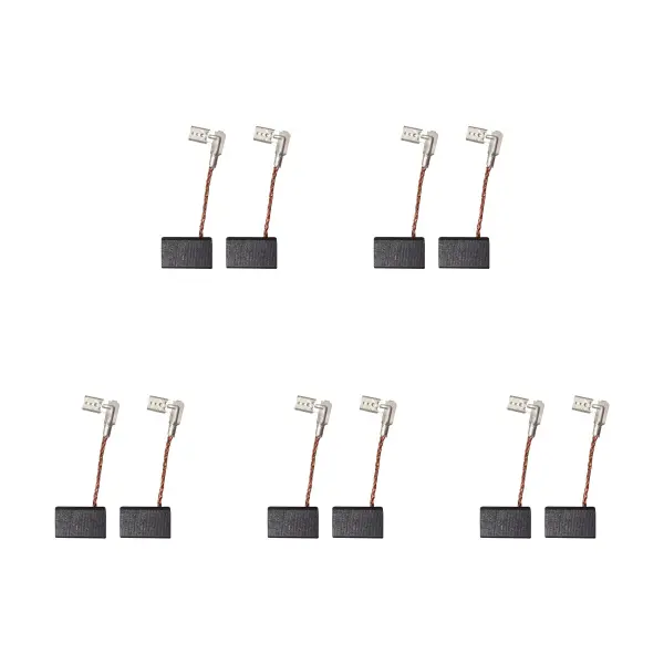 5 Set di Spazzole in Carbone per Trapano a Percussione Milwaukee (5x8x13,5mm)