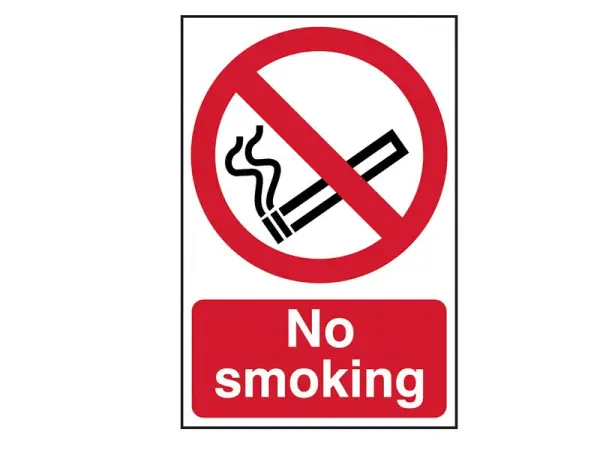 SCAN No Smoking PVC Sign, 200 x 300mm