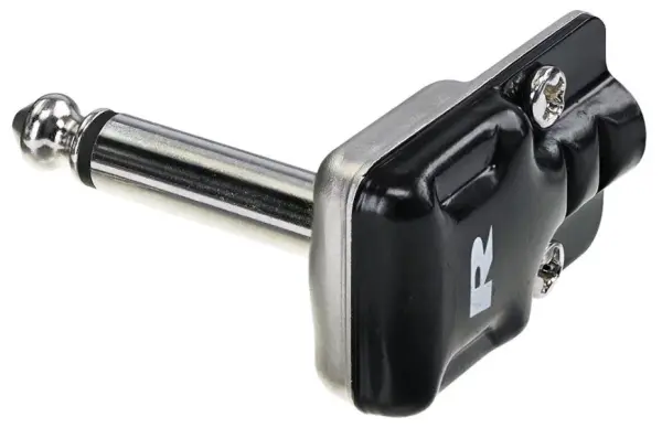 REAN 6,35mm (1/4″) Mono Jack Konektor, Úhlový, Černý