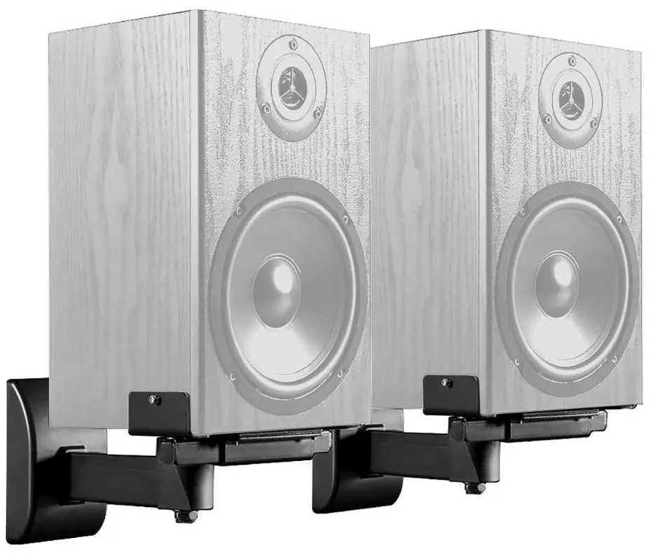 PULSE サイドクランプ式スピーカーブラケット 調整可能 ペア