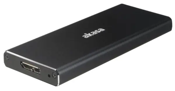 AKASA M.2 NGFF SATA SSD エンクロージャー USB 3.0対応 アルミ製
