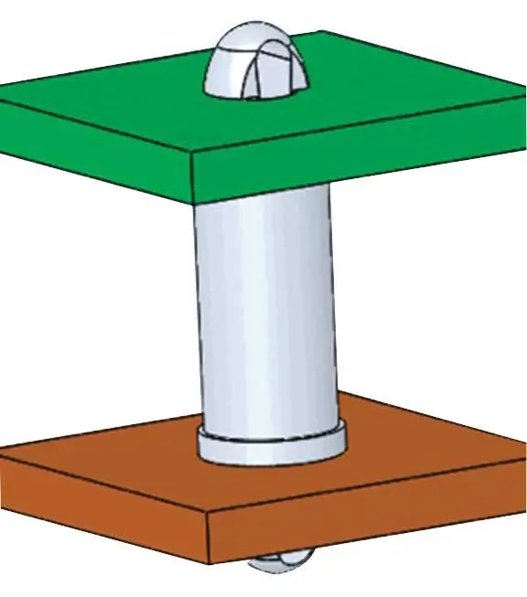 ESSENTRA COMPONENTS תמיכות PCB נעילה כפולה, ניילון 6.6, גובה 3.2 מ״מ, חבילת 40