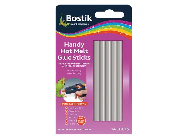 Bostik Handy Hot Melt Glue Sticks, Συσκευασία 14 τεμ.