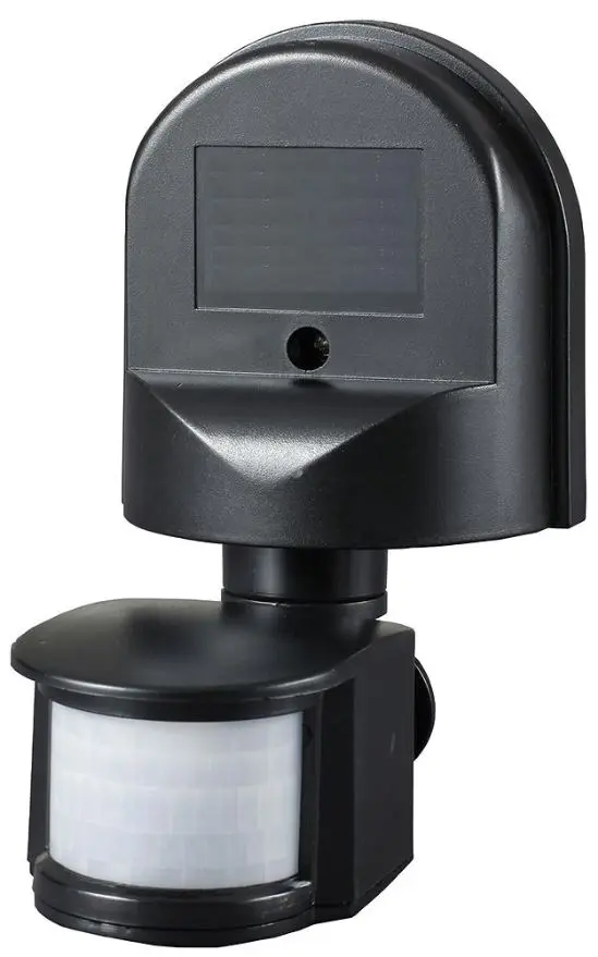 PRO ELEC Sensor PIR 180°, IP44, Negro