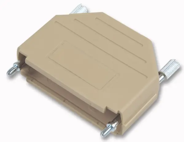 MH CONNECTORS - Sarung D-sub, Plastik, Kemasukan Atas, Kelabu Muda, 25 Way (DPP