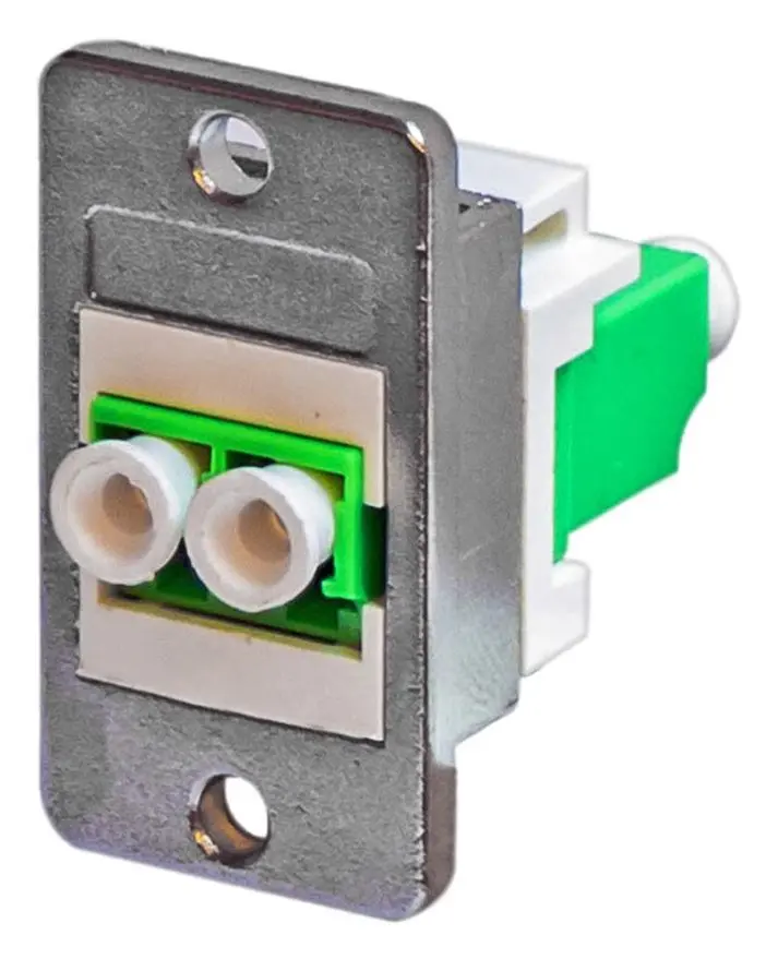 TUK LC APC Módúl Cé Keystone Snáithín Aonmhódúil Dúbailte, Feistithe ar Phainéa