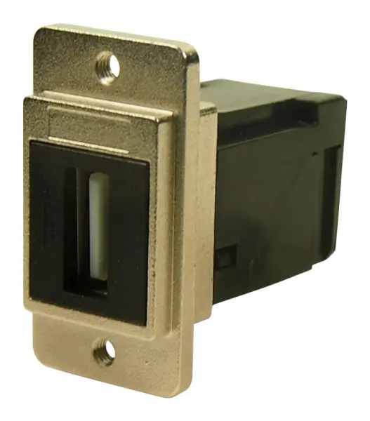 Cliff Electronic Components Dual Entry Slim USB 2.0 A to A Right Angle Adapter,