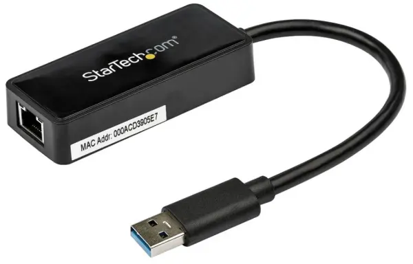 STARTECH Adaptateur USB 3.0 vers Ethernet Gigabit avec Port USB