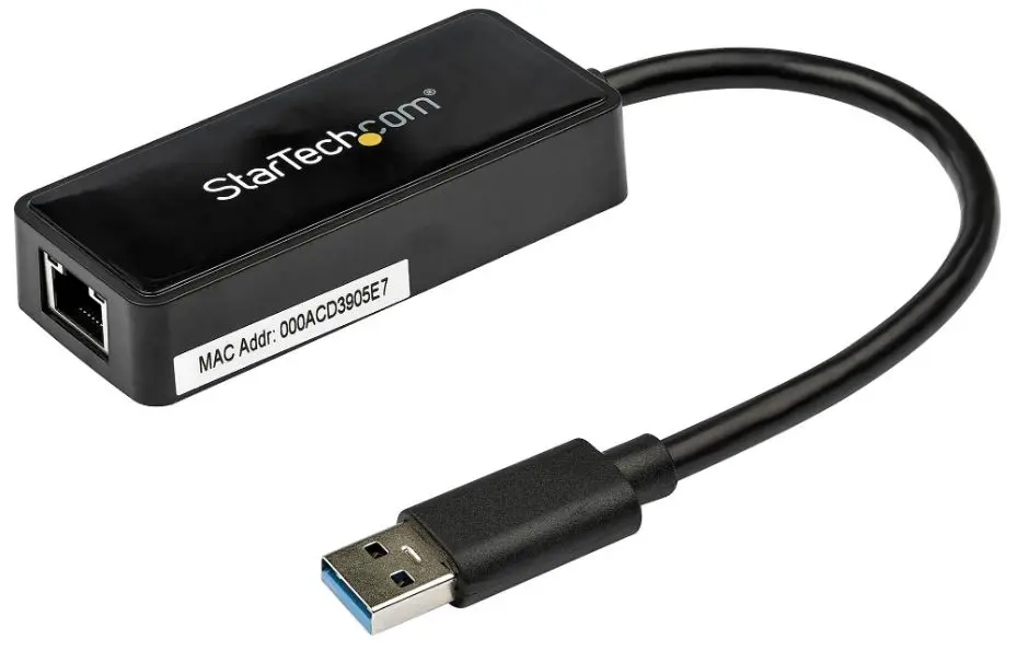 STARTECH USB 3.0 to Gigabit Ethernet Adaptor with USB Port