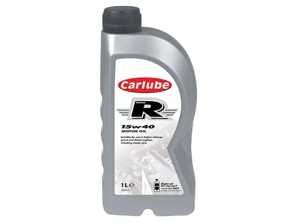 Carlube Triple R 15W-40 Huile Moteur Haute Kilométrage, 1 Litre