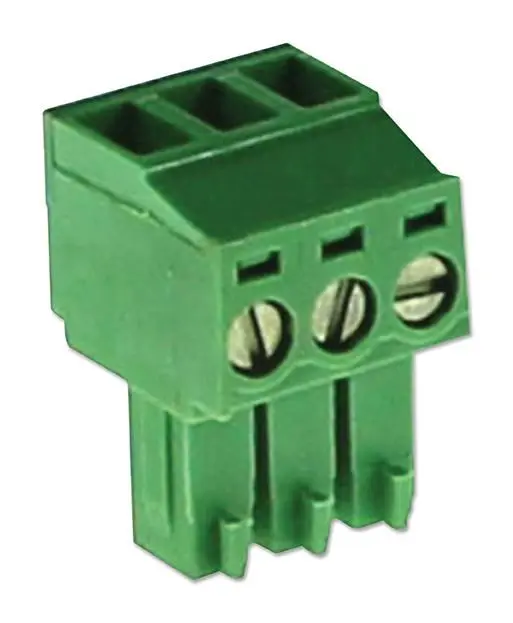 Bloque de terminales CAMDENBOSS CTB92HE, 3 polos, paso 3.81mm, 10A/200V