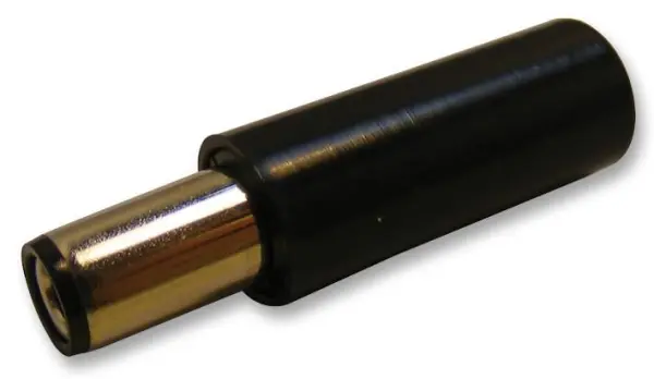 Multicomp Pro 2.5mm DC Plug, 1A, 12V, Black