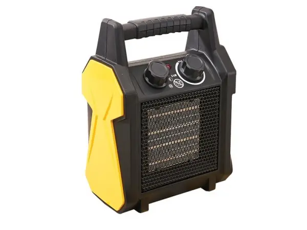 Faithfull Ceramic Fan Heater 2kW, 240V, with Thermostat