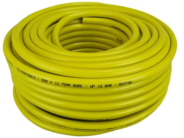 Faithfull Heavy-Duty Reinforced Builder's Hose, 50m x 12.5mm (1/2in)