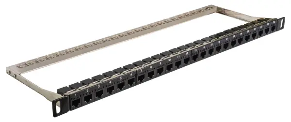 TUK LTD 24 Port 0.5U Cat6 Keystone Coupler Panel