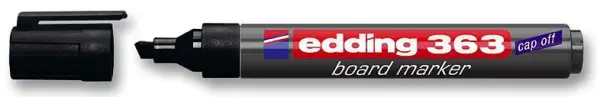 EDDING Chisel Tip Whiteboard Marker Pen - Black