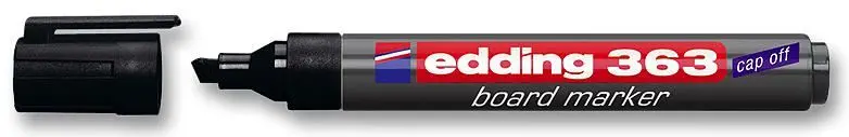 EDDING Chisel Tip Whiteboard Marker Pen - Black