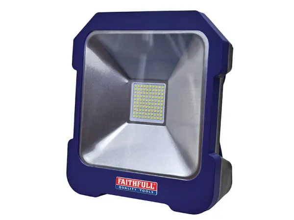 Faithfull Power Plus Lámpara LED de Trabajo SMD, 20W, IP44/IP54, 2.000 Lúmenes