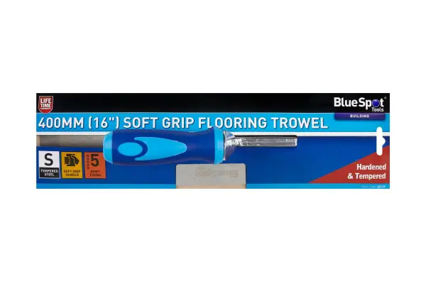 Blue Spot Tools 400毫米软手柄地板抹平刀