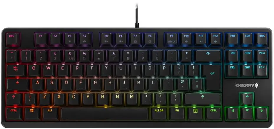 CHERRY G80-3000N TKL RGB Teclado Mecânico com Switches MX Red