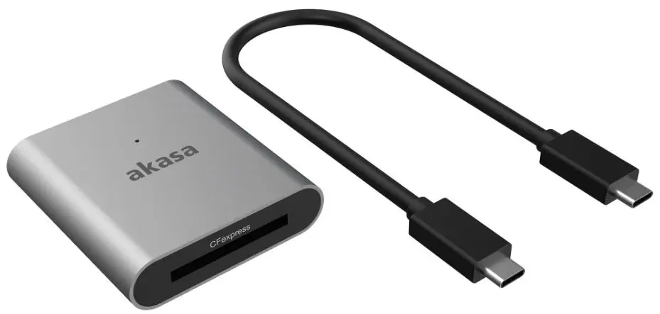 AKASA Leitor de Cartões USB-C CFexpress Type-B, 10Gb/s