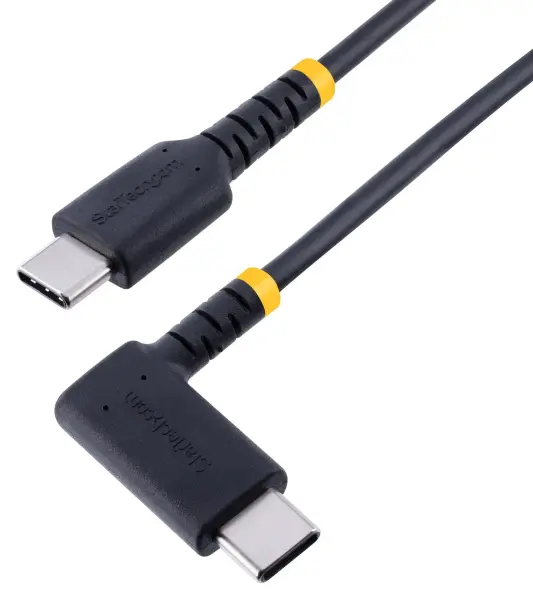 STARTECH Heavy Duty Right Angled USB-C to USB-C Charging Cable - 2m