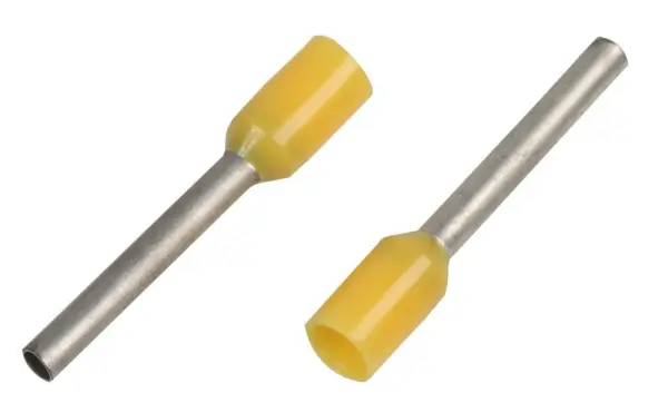 PRO POWER German Single Ferrule 1mm Yellow (100 Pack)