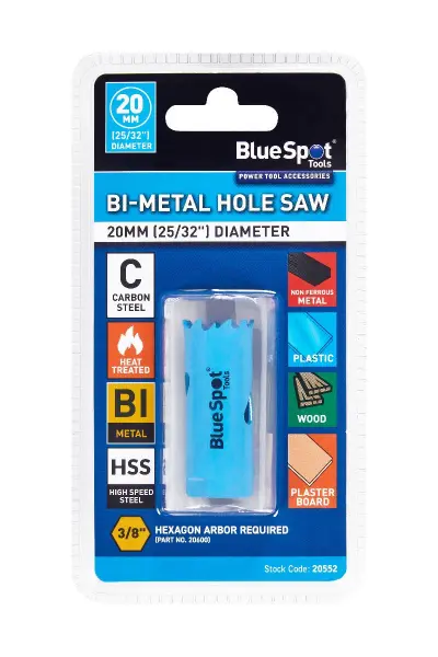 Blue Spot Tools 双金属开孔器 20毫米（25/32英寸）