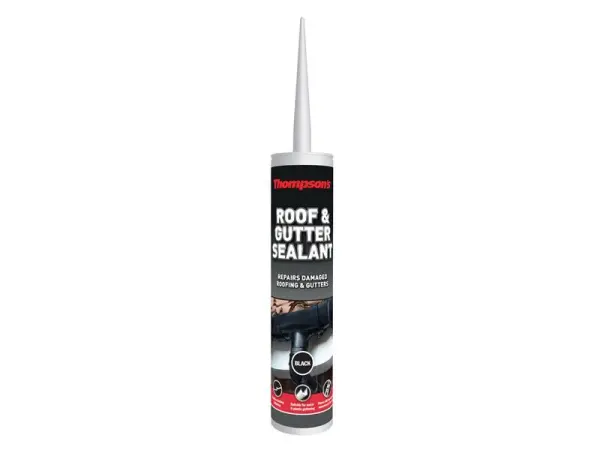 Ronseal Thompson's Sigillante per Tetti e Grondaie Nero, 310ml