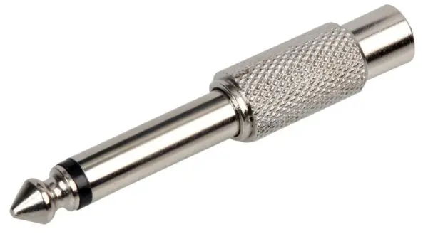 PRO SIGNAL RCA σε 6.35mm Mono Jack Adaptor