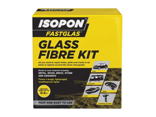 U-POL ISOPON FASTGLAS Kit Resina e Fibra di Vetro, Grande