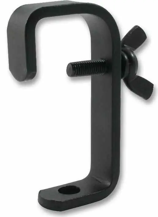 DOUGHTY - 50毫米掛鉤夾連M10螺栓及蝶形螺母，黑色，承重40公斤