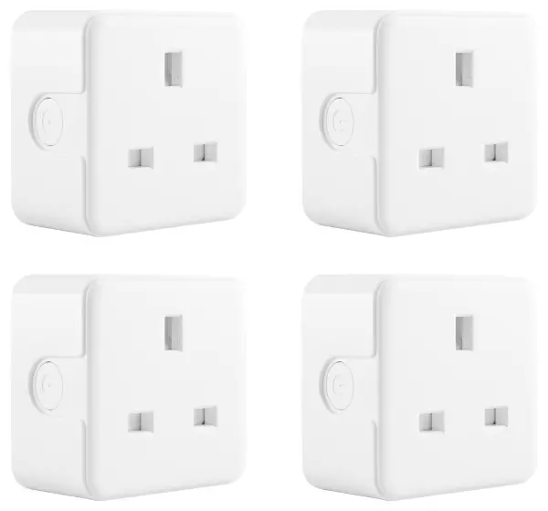 Click Smart+ WiFi Smart Plug-In Socket 13A White Pack of 4
