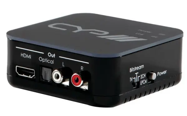 CYP AU-11CD Αποσαφηνιστής Ήχου HDMI με Εξόδους Optical & RCA