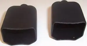 PRO ELEC IEC Connector Insulation Boot, PVC, 28x25x40mm, Pack of 2