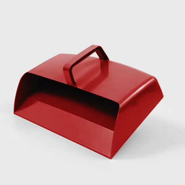 Raraion Plastic Hooded Dustpan Red, 305mm