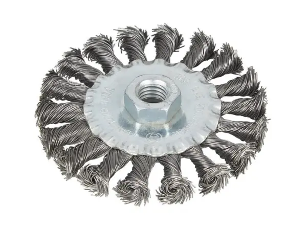 Blue Spot Tools - Flach-Zwirndrahtbürste 100mm M14 x 2