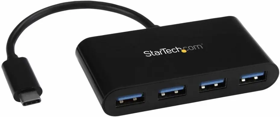 STARTECH 4-Port USB 3.0 Hub, USB-C to USB-A