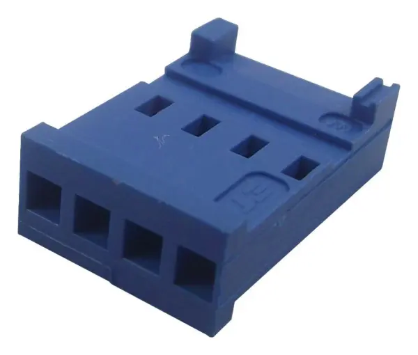 AMP TE Connectivity HE13-14 Crimp Housing, 1 Row, 4 Way, 2.54mm Pitch