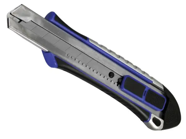 Couteau de précision rétractable lourd Faithfull avec lame amovible 25mm