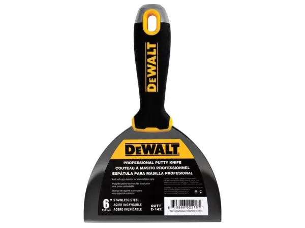 DEWALT ハンマーエンド ジョイント・フィリングナイフ 150mm (6インチ) ステンレススチール