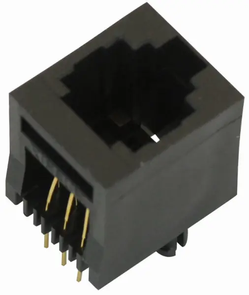 MBS CONNECT - Soket RJ 6P6C, Tidak Berperisai, Menegak