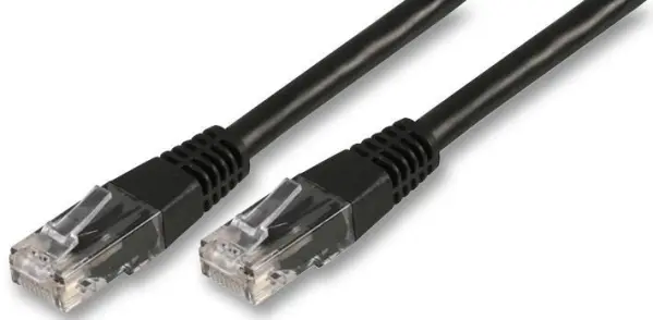 Pro Signal Cat6 RJ45 Ethernet patch kabel, 3m, černý
