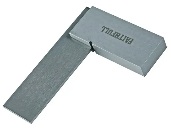 Faithfull Équerre d'ingénieur 50mm (2 pouces), Acier à outils trempé