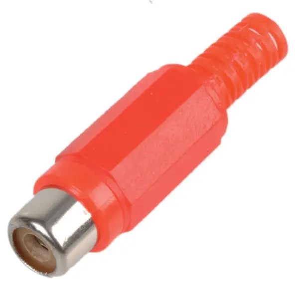 PRO SIGNAL PS11517 Red Inline Phono Socket