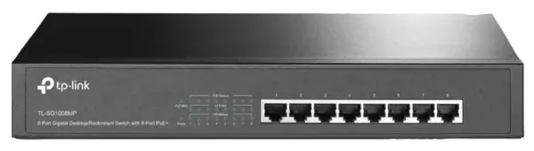 TP-LINK 8-Port Gigabit PoE+ Ethernet Switch for Desk or Rack
