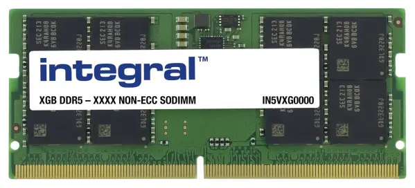 Integral 8GB DDR5 PC5-38400 4800MHz SODIMM RAM