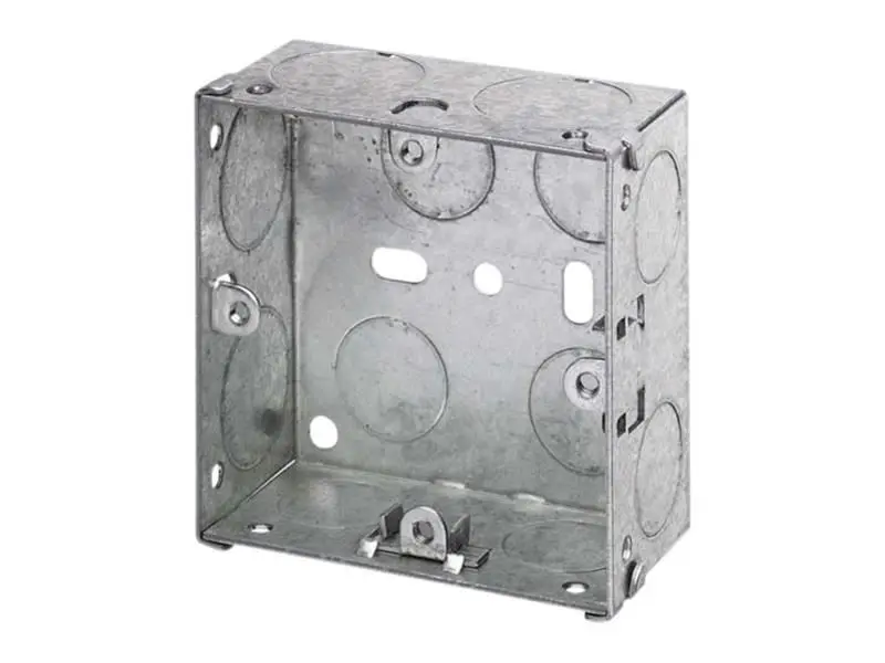 Dencon Metal Back Box, 1-Gang, 25mm