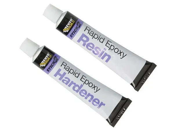 Everbuild STICK2 Rapid Epoxy Adhesive, 2 x 12ml Tubes