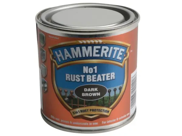 Hammerite No.1 Rust Beater Paint - Dark Brown 250ml